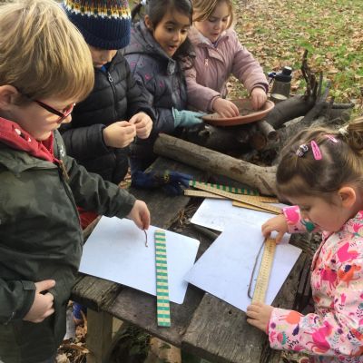 Year 1 - Forest School measuring (2)